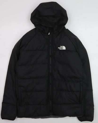 The North Face Boys Black Hooded Puffer Jacket XL Winter Insulated Coat