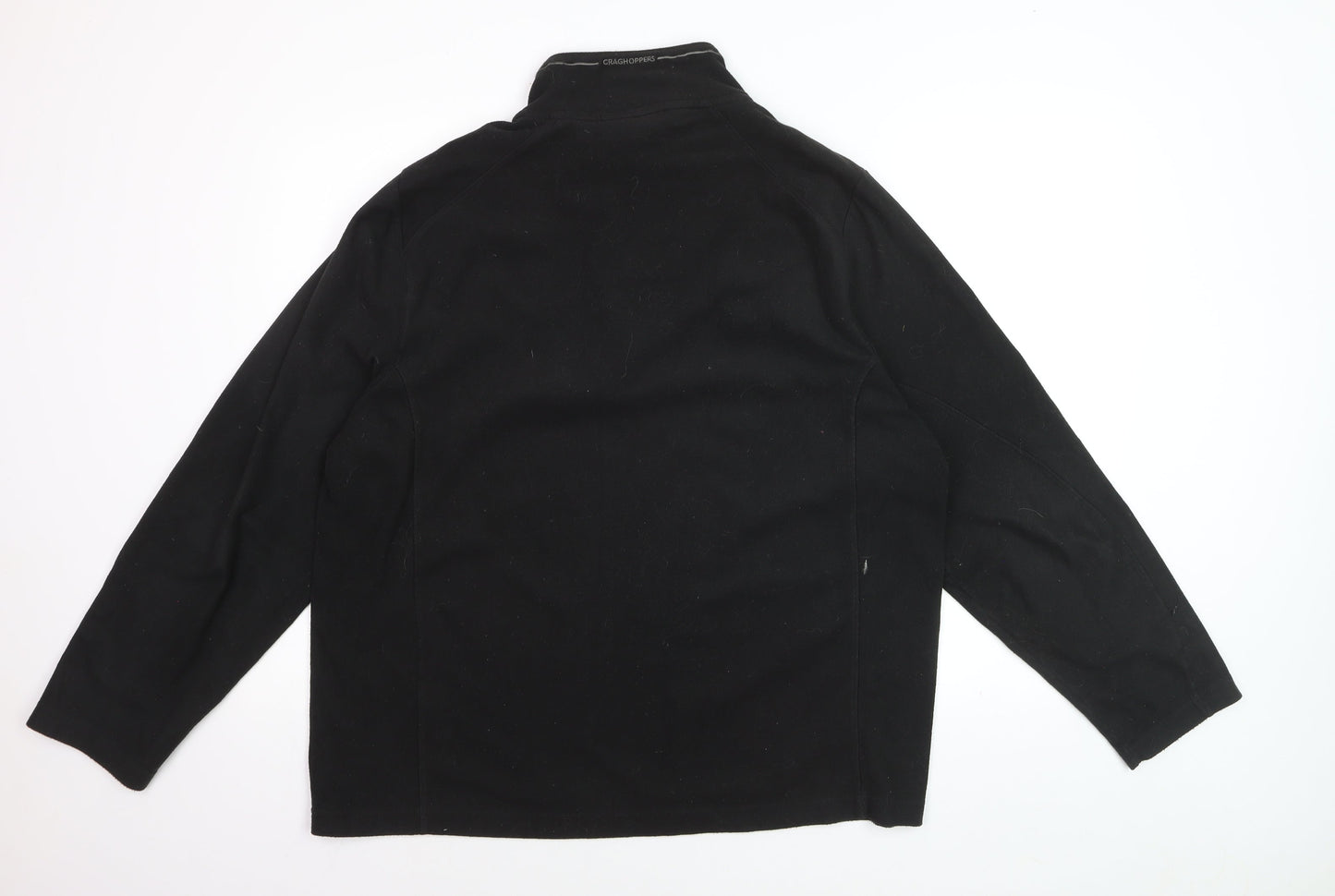 Craghoppers Men's Black XL Fleece 1/4 Zip Pullover Sweatshirt