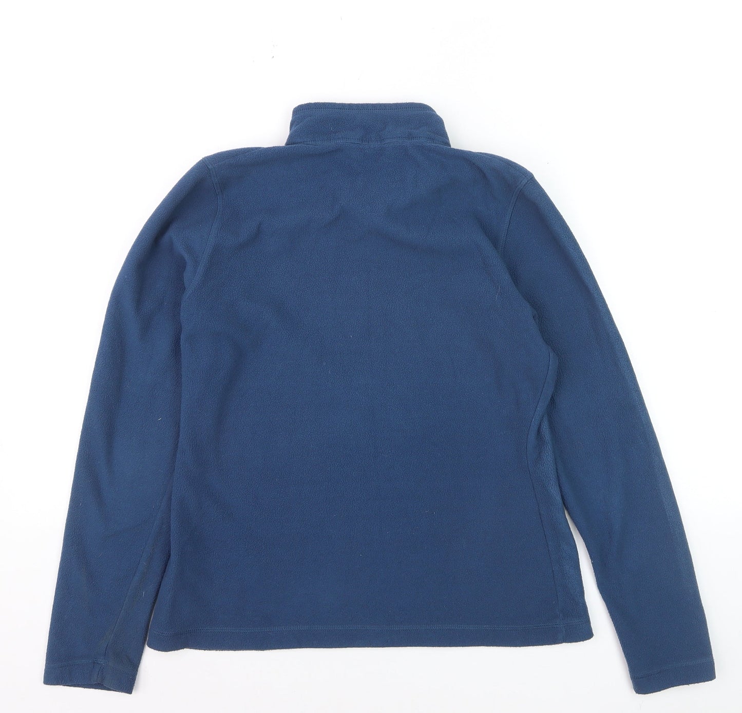 The North Face Womens Blue 1/4 Zip Fleece Pullover Sweatshirt M