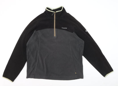 Craghoppers Men’s Black XL Fleece 1/4 Zip Pullover Sweatshirt