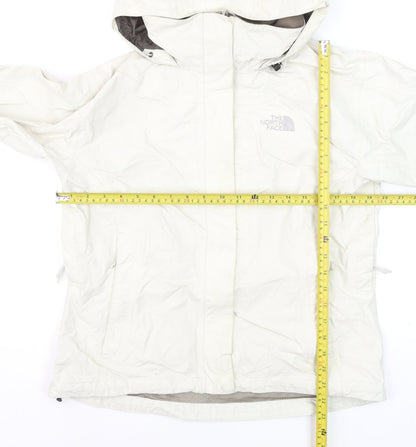 The North Face Women’s Ivory Waterproof Hooded Rain Jacket Size S