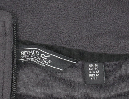 Regatta Men’s Grey Fleece 1/4 Zip Pullover Sweatshirt M Outdoor