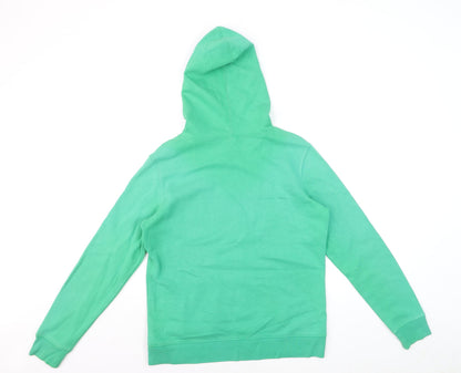 GAP Women's Green Pullover Hoodie Small Fleece Lined Casual Sweatshirt