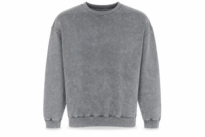 Reclaimed Vintage Men Grey Pullover Sweatshirt Size M Regular Fit