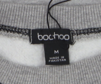 Bochoo Men's Grey Logo Pullover Sweatshirt Medium