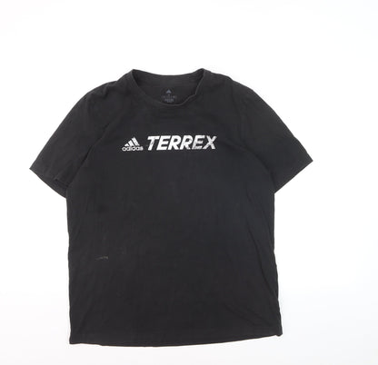 Adidas Terrex Men's Black Medium Sports Graphic T-Shirt