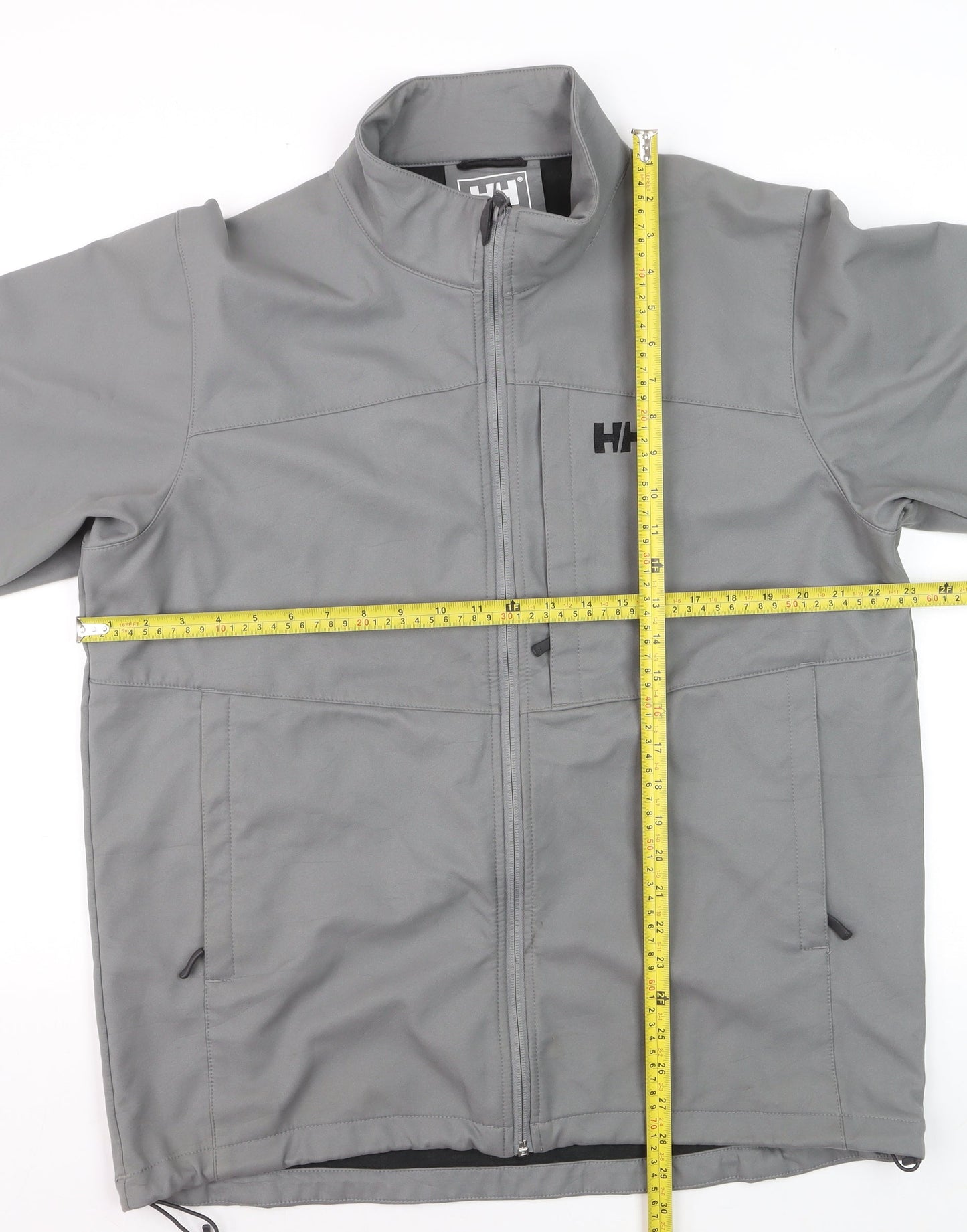 Helly Hansen Men's Grey XL Soft Shell Jacket Windproof Water Resistant