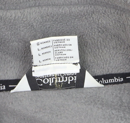 Columbia Men's Red Grey L Interchange 3-in-1 Waterproof Jacket