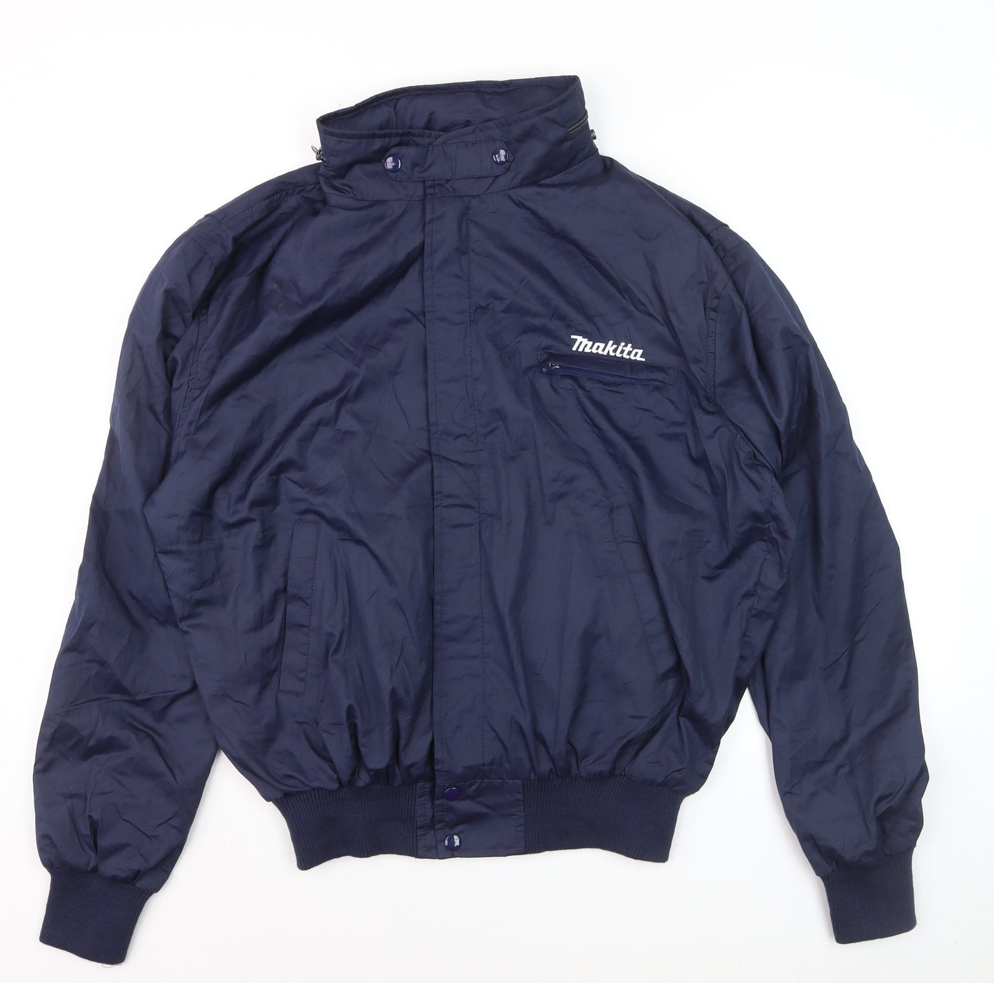 Norama Design Men's Blue XL Bomber Jacket Makita Logo Workwear