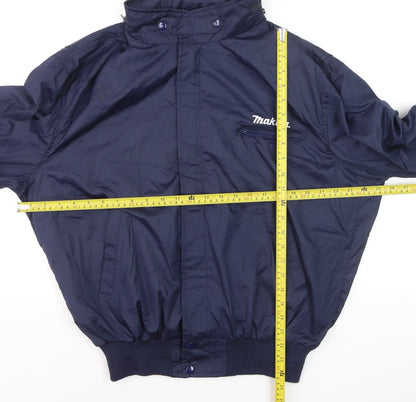 Norama Design Men's Blue XL Bomber Jacket Makita Logo Workwear