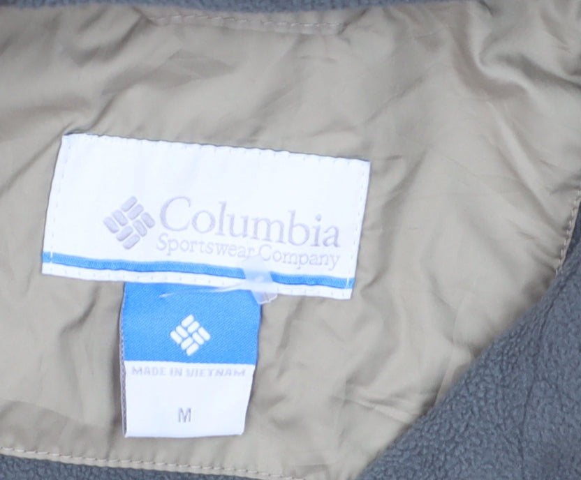 Columbia Men's Beige M Windbreaker Jacket Lightweight Outdoor