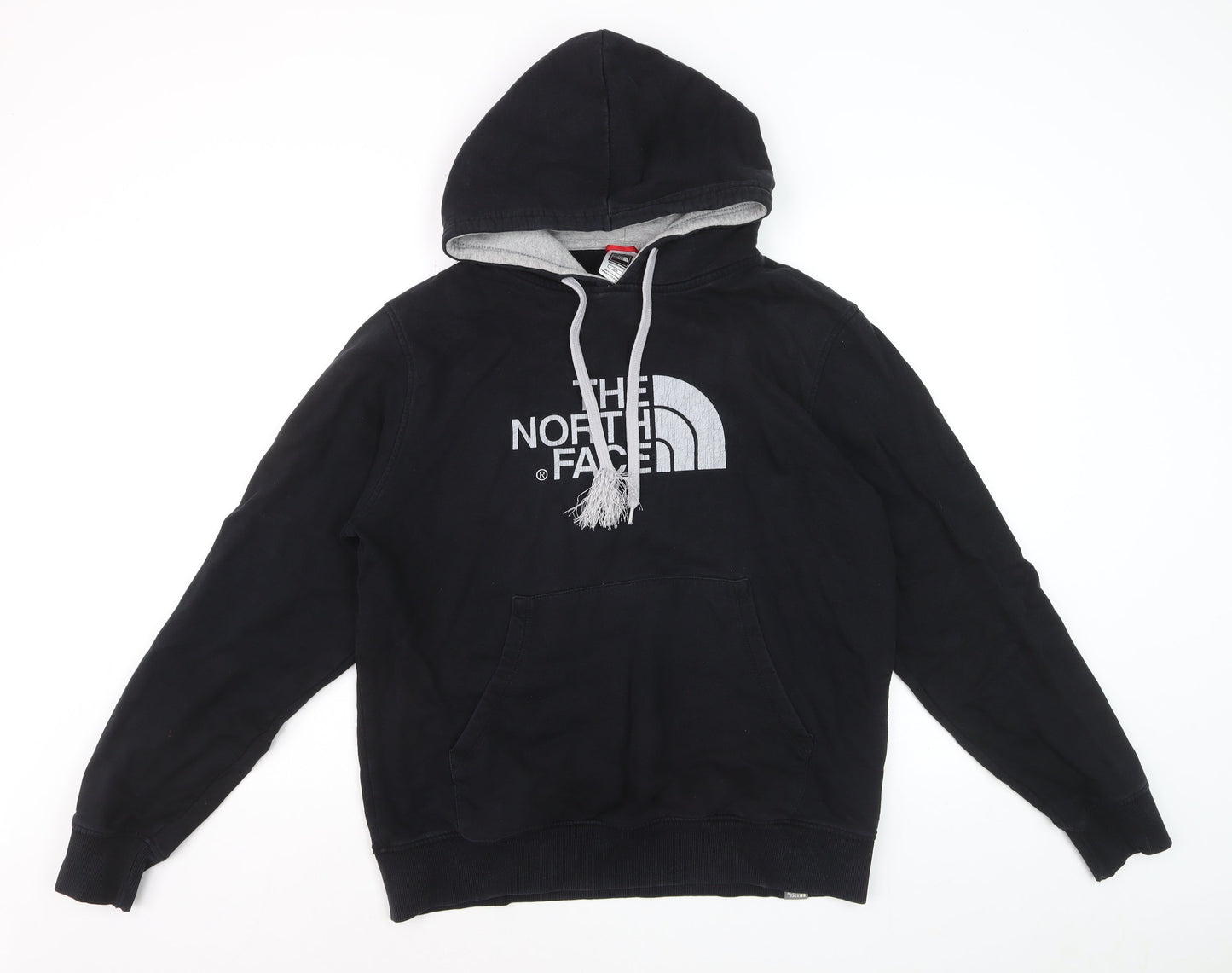 The North Face Men’s Black Large Pullover Hoodie with Logo and Kangaroo Pocket