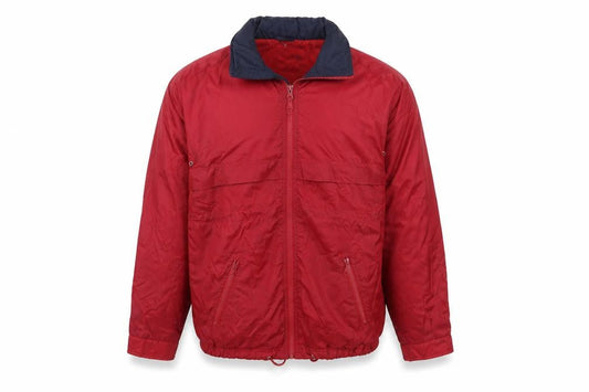 Solo Gear Men’s Red Nylon Windbreaker Jacket Size S