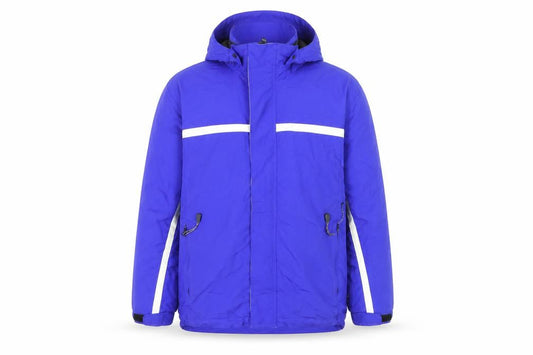 Matterhorn Men's Blue XL Waterproof Hooded Parka Jacket