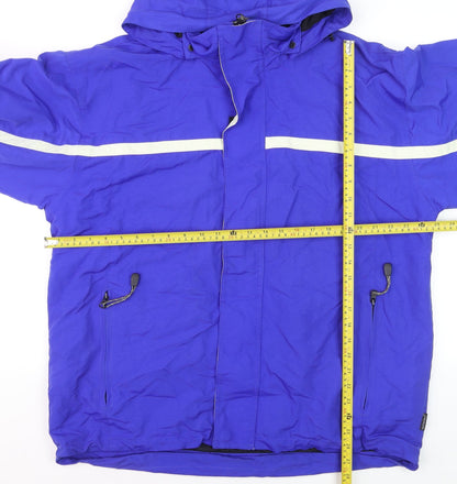 Matterhorn Men's Blue XL Waterproof Hooded Parka Jacket