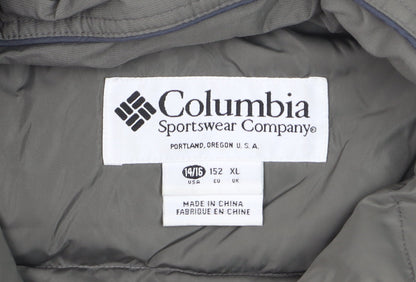 Columbia Men's Green XL Waterproof Hooded Padded Parka Jacket