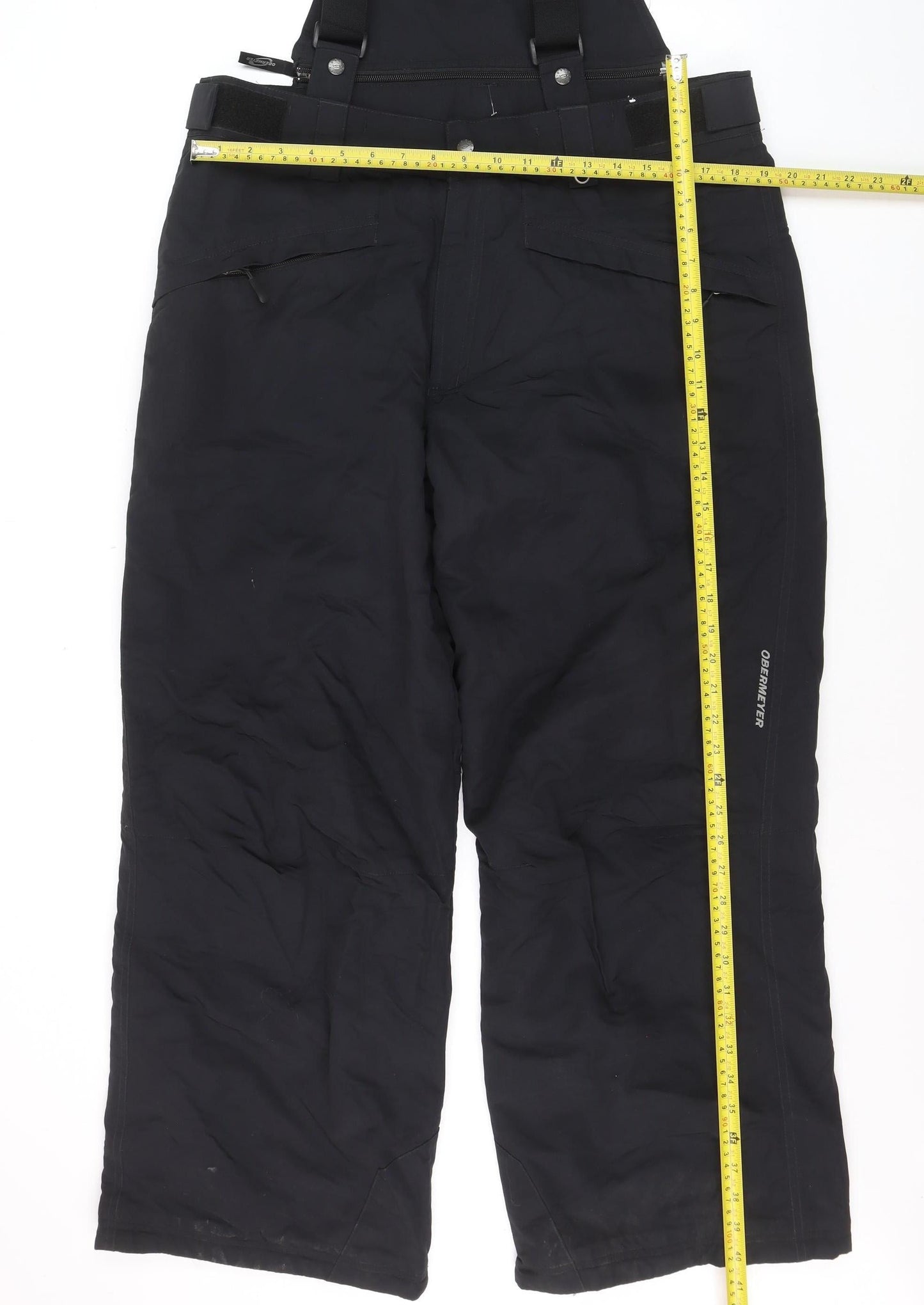 Obermeyer Mens Black L Snow Pants Ski Trousers Waterproof Insulated