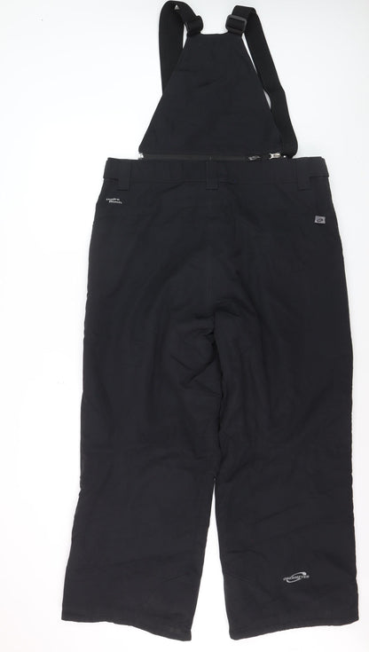 Obermeyer Mens Black L Snow Pants Ski Trousers Waterproof Insulated