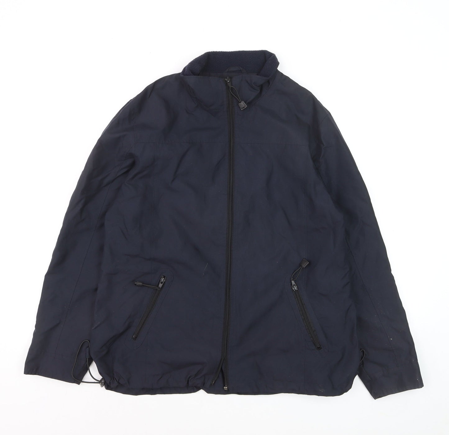 Parka Class by Veneta Men's Blue L Water Resistant Parka Jacket