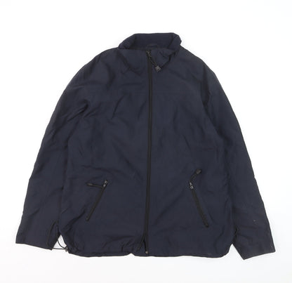 Parka Class by Veneta Men's Blue L Water Resistant Parka Jacket
