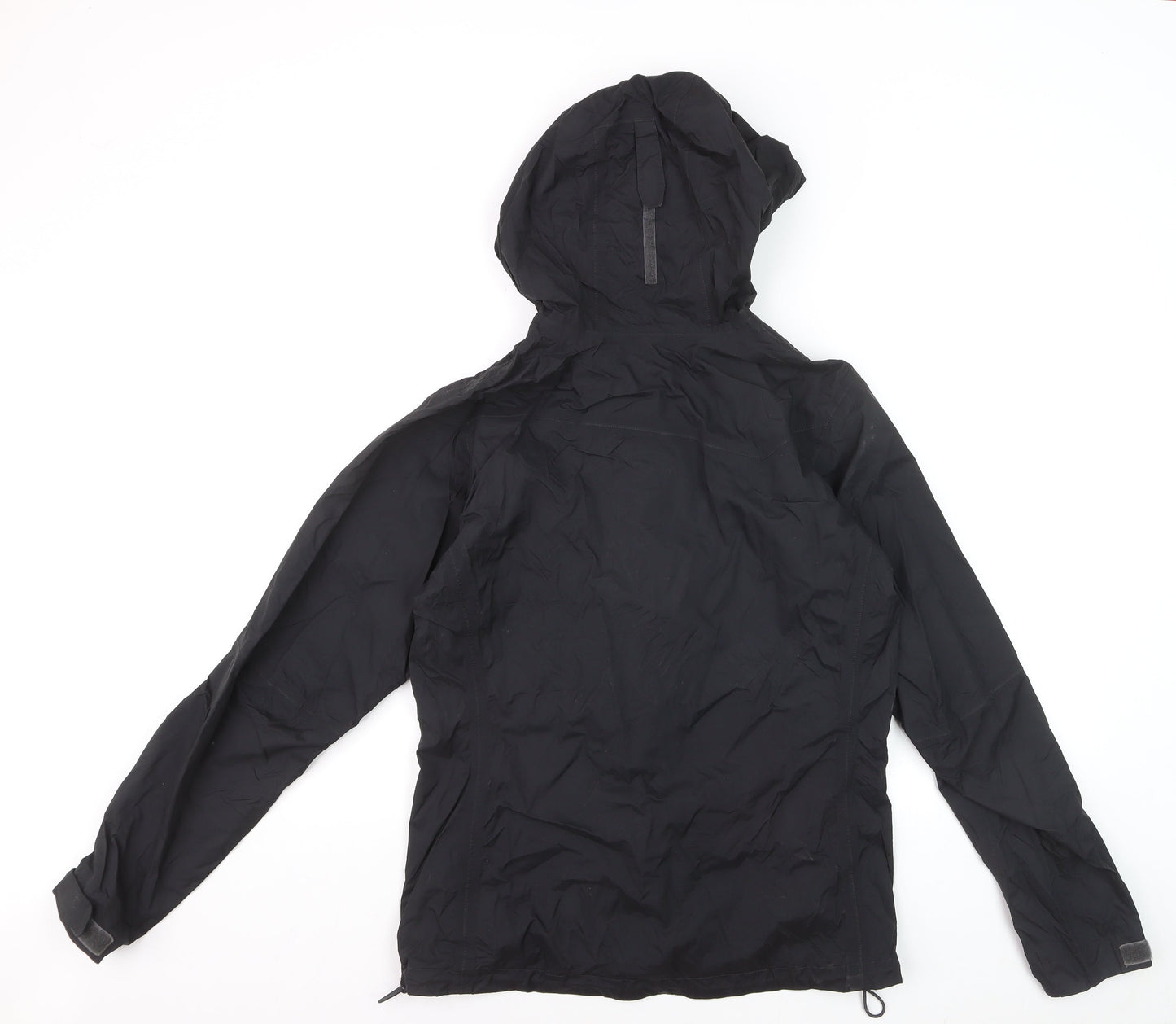 Helly Hansen Men's Black Waterproof Hooded Rain Jacket M
