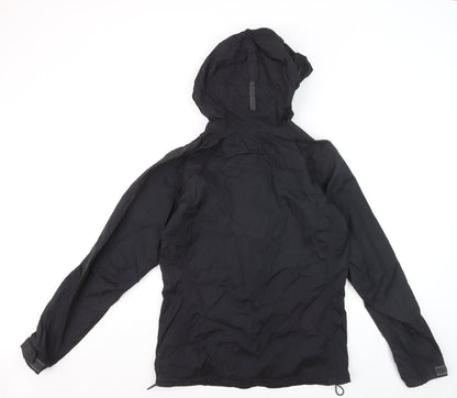 Helly Hansen Men's Black Waterproof Hooded Rain Jacket M