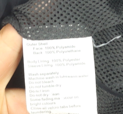 Helly Hansen Men's Black Waterproof Hooded Rain Jacket M