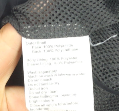 Helly Hansen Men's Black Waterproof Hooded Rain Jacket M