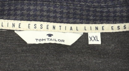 Tom Tailor Women's Blue Check Single-Breasted Blazer XXL
