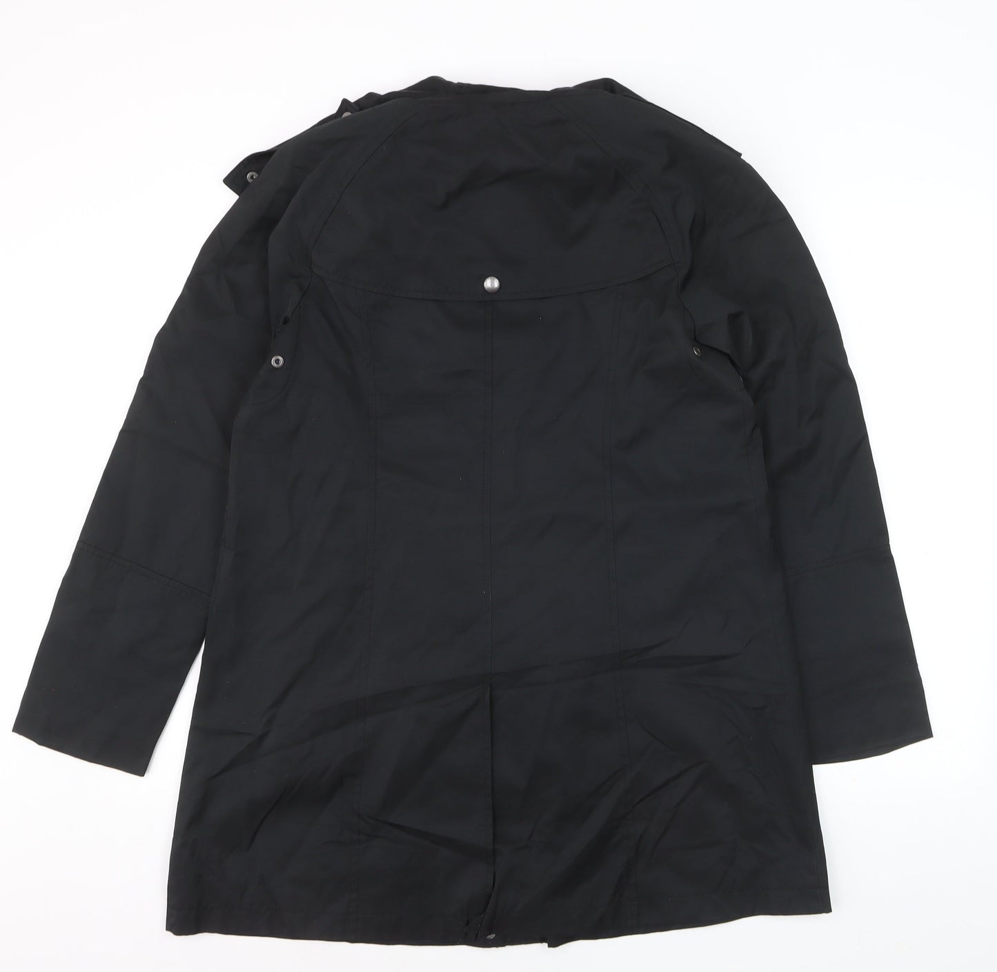 Tommy Hilfiger Men's Black Waterproof Hooded Rain Coat Size S