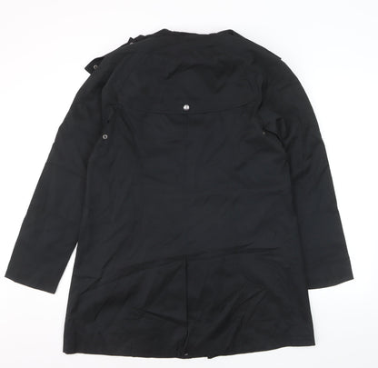 Tommy Hilfiger Men's Black Waterproof Hooded Rain Coat Size S