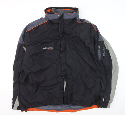 Columbia Men's Black XL Vertex Interchange Waterproof Parka Jacket