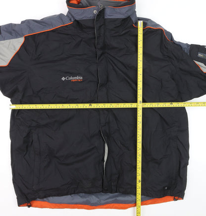 Columbia Men's Black XL Vertex Interchange Waterproof Parka Jacket