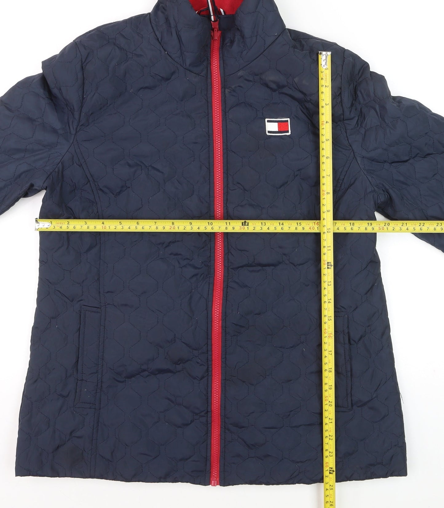 Tommy Hilfiger Men's Navy 3-in-1 Quilted Jacket Size L Polyester
