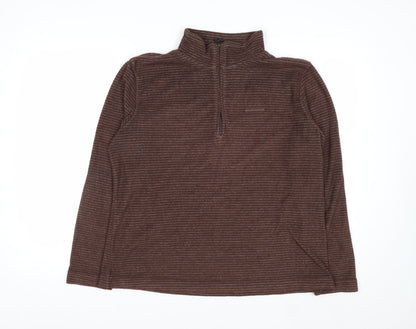 Craghoppers Women’s Brown Fleece 1/2 Zip Pullover Size 18