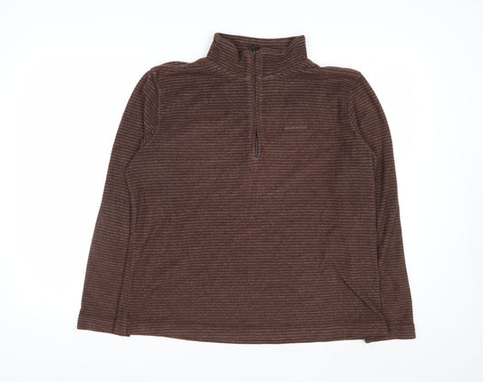 Craghoppers Women’s Brown Fleece 1/2 Zip Pullover Size 18