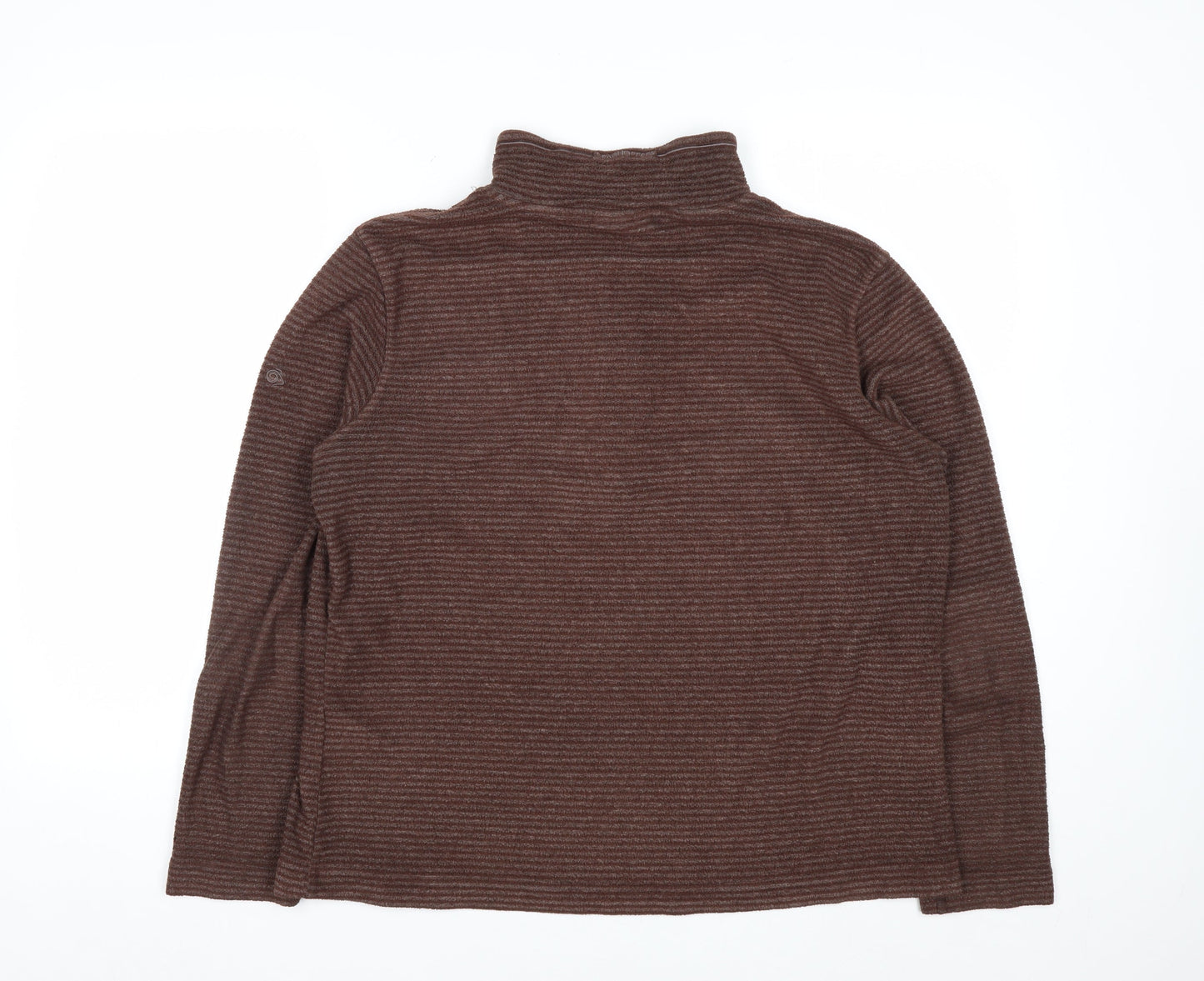 Craghoppers Women’s Brown Fleece 1/2 Zip Pullover Size 18