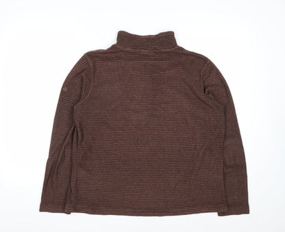 Craghoppers Women’s Brown Fleece 1/2 Zip Pullover Size 18