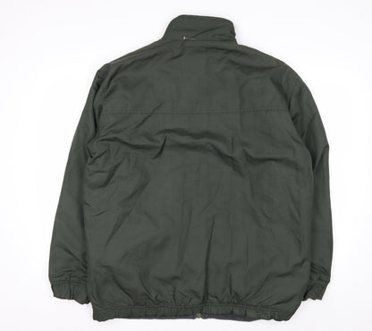 Cherokee Men's Green Polyester Full Zip Jacket M
