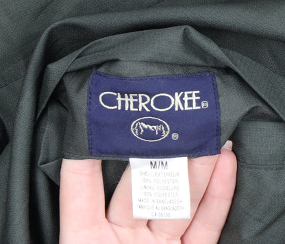 Cherokee Men's Green Polyester Full Zip Jacket M