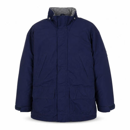 Hartwell Men's Blue L Parka Jacket Nylon Lined Winter Coat