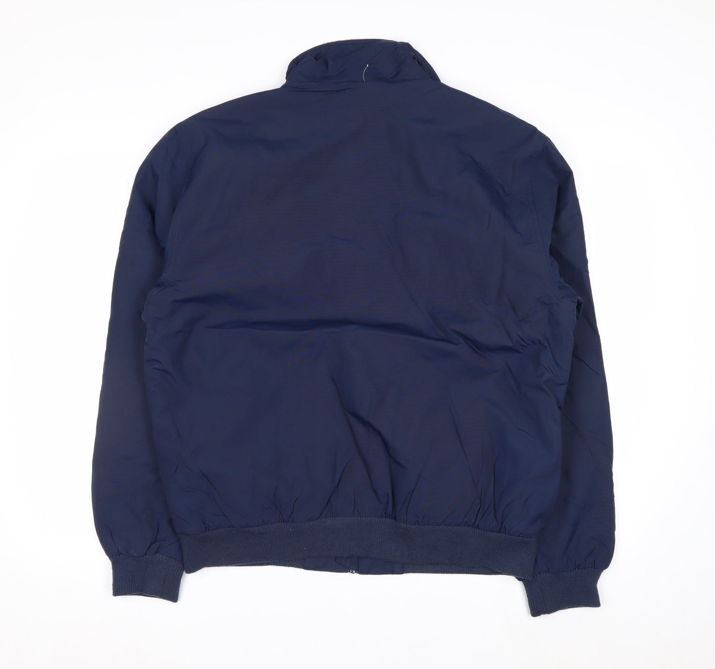 St John’s Bay Men’s Blue Water Resistant Nylon Jacket Size M