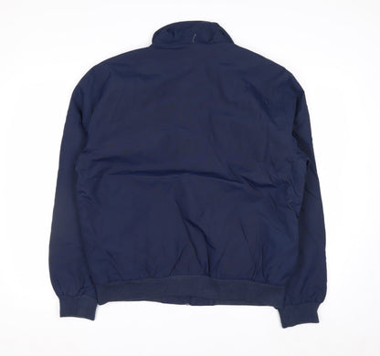 St John’s Bay Men’s Blue Water Resistant Nylon Jacket Size M