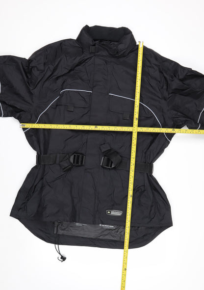 Wetskins Men’s Black XL Waterproof Belted Rain Jacket
