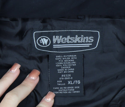Wetskins Men’s Black XL Waterproof Belted Rain Jacket