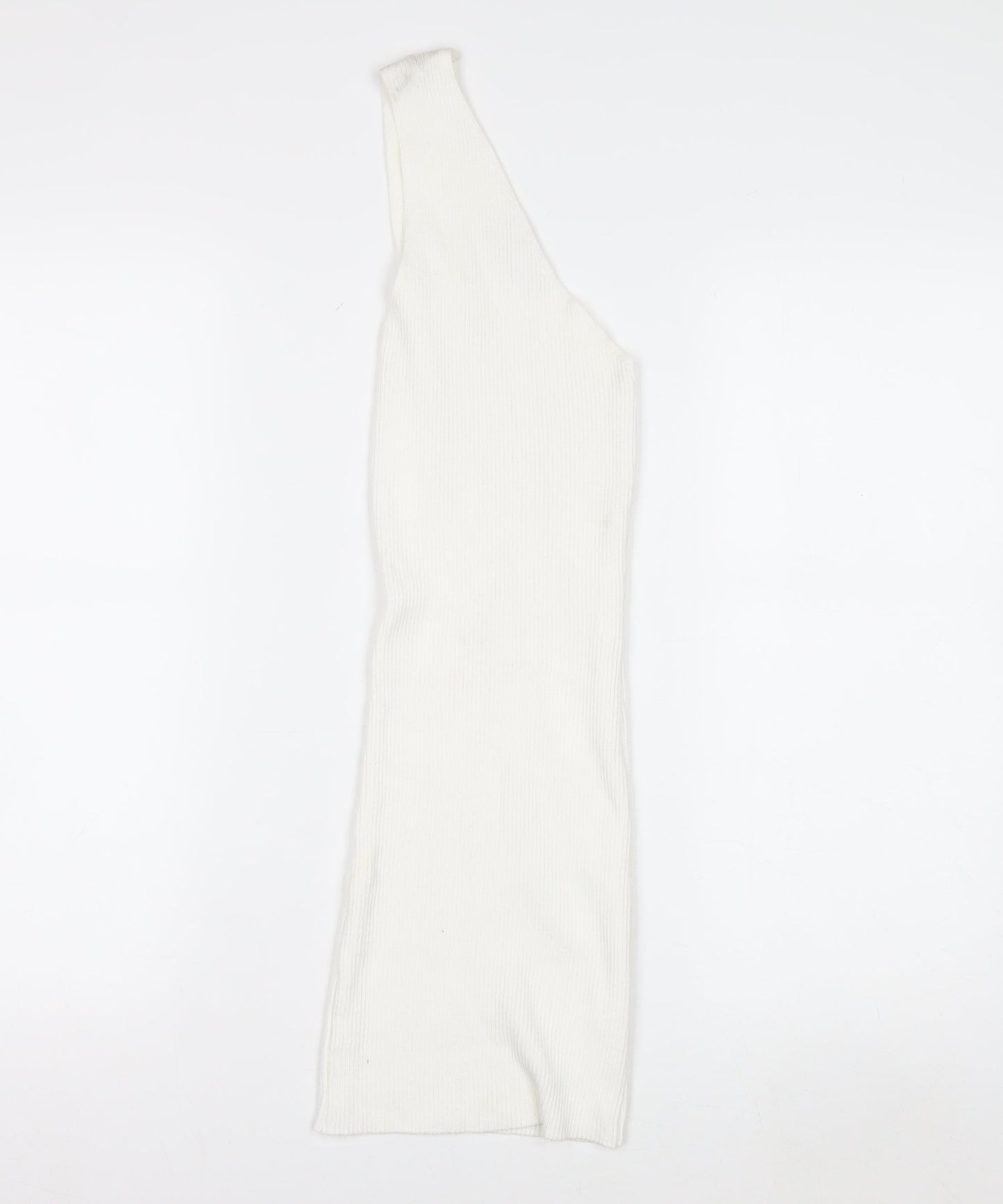 Miss Toxic Women's White One Shoulder Knit Top Size 6