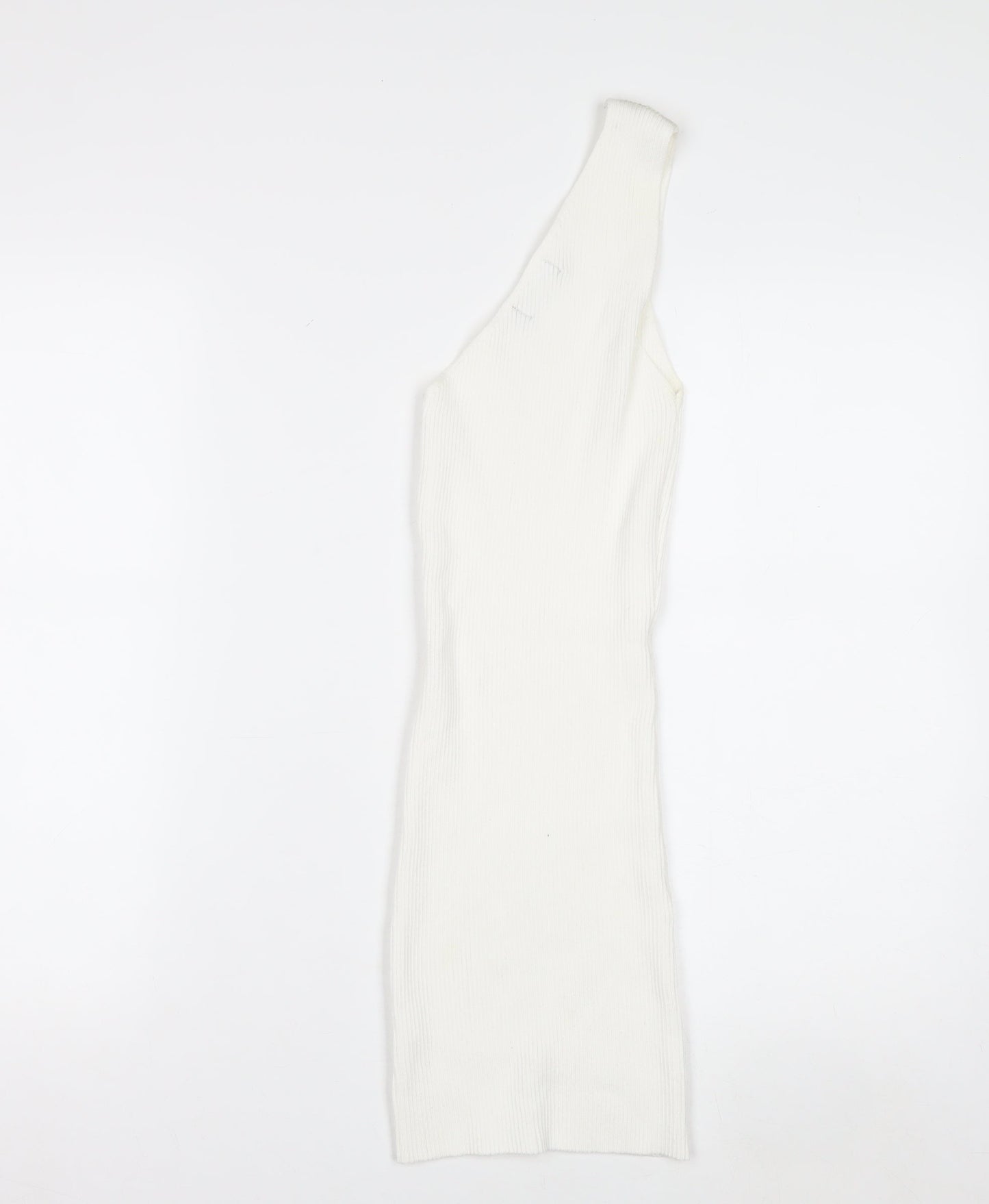 Miss Toxic Women's White One Shoulder Knit Top Size 6
