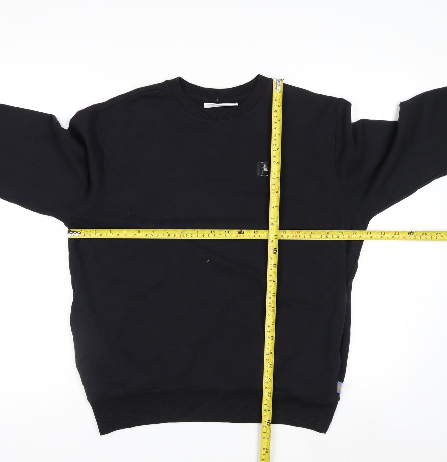 Fila Men's Black Small Pullover Crew Neck Sweatshirt