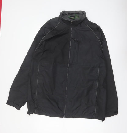 Stillwater Supply Co. Mens Black L Windbreaker Jacket Water Resistant