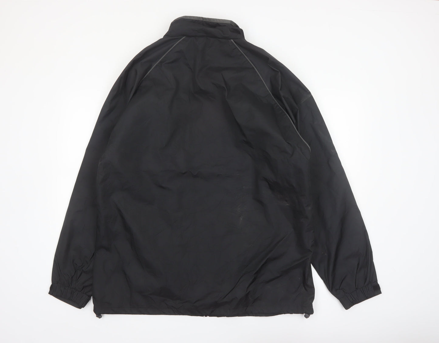 Stillwater Supply Co. Mens Black L Windbreaker Jacket Water Resistant